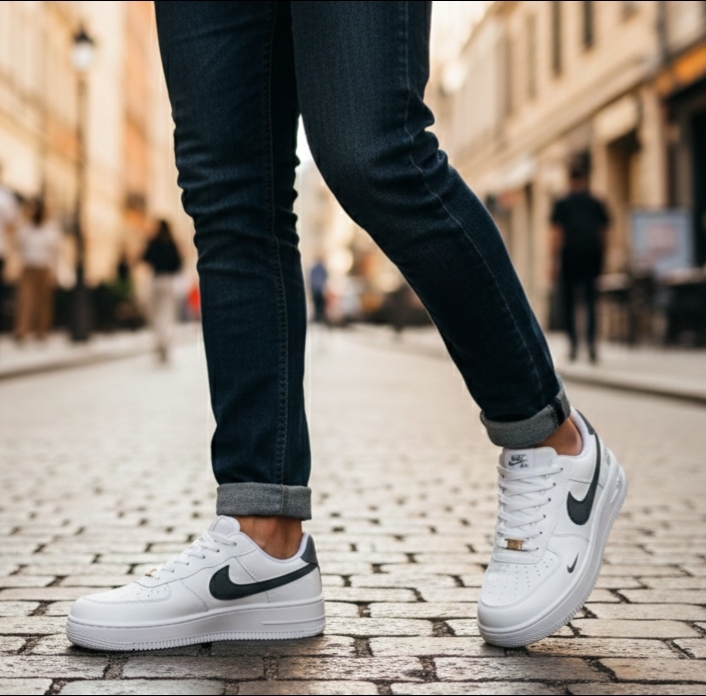 NIKE 𝐒𝐧𝐞𝐚𝐤𝐞𝐫 (WHITE ANTHRA BLACK LOGO)