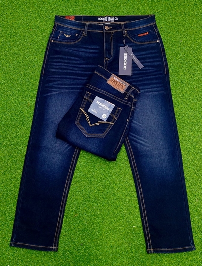 ROOKIES KNIT DENIM JEANS PANT (antique black)_img_0