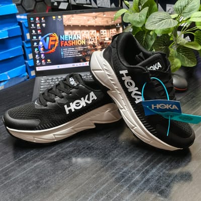 ORIGINAL HOKA BOOST EDITION ( BLACK WHITE)_img_2