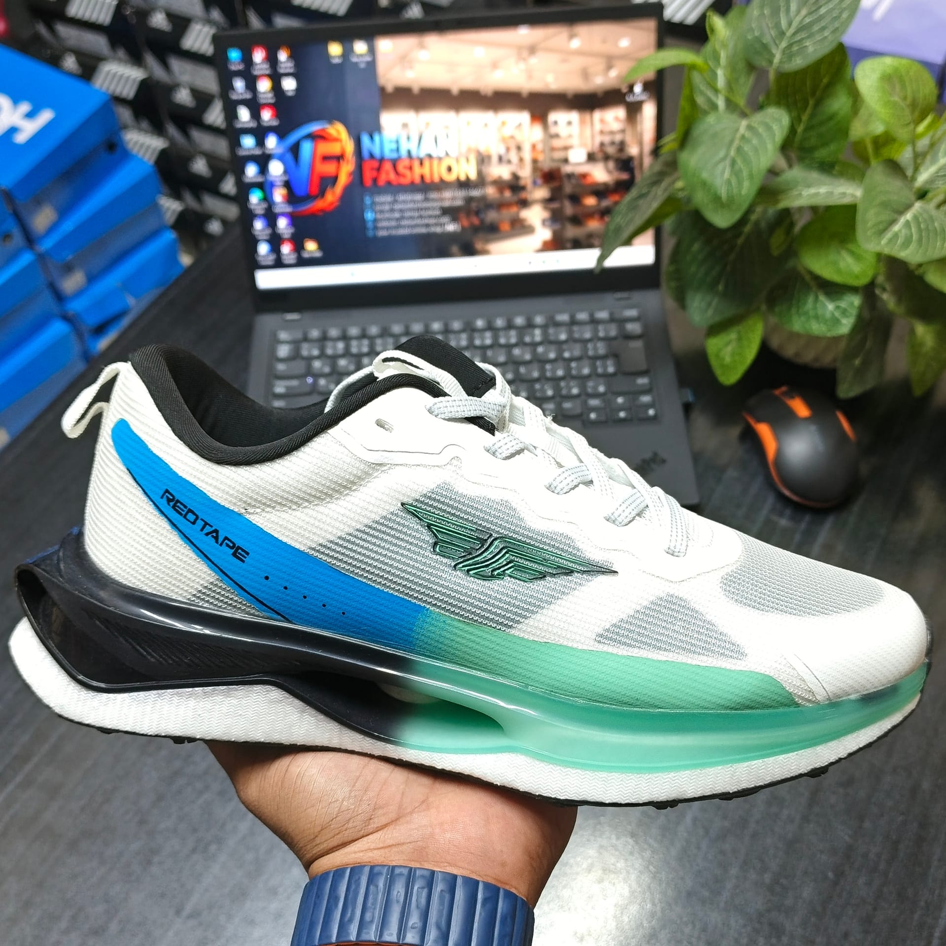 𝐑𝐄𝐃𝐓𝐀𝐏𝐄 𝐍𝐞𝐰 𝐄𝐝𝐢𝐭𝐢𝐨𝐧 (WHITE/AQUA) Model:RSO4485-6